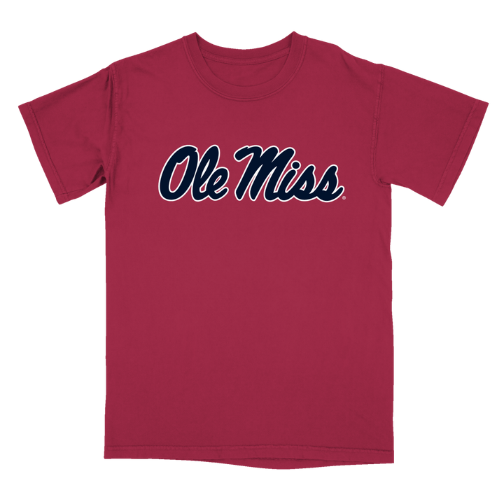 Ole Miss Script Logo Youth T - Shirt - Shop B - Unlimited - youth tee