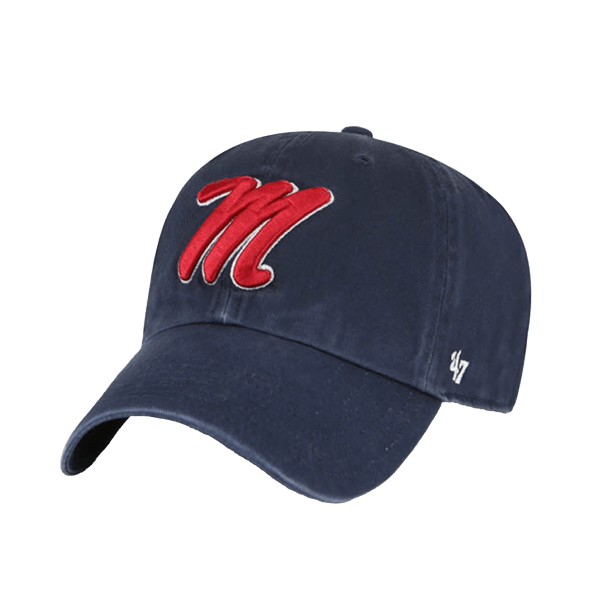 Ole Miss Script M 47 Brand Clean Up Hat - Shop B-Unlimited