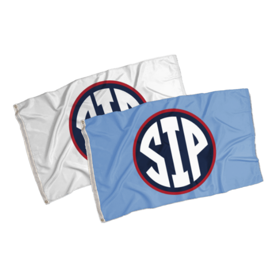 Ole Miss Powder Blue Sip Logo Flag | 3x5 ft | University of Mississippi ...