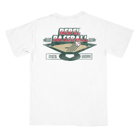 Ole Miss Star Crossed Baseball T-Shirt - Shop B-Unlimited