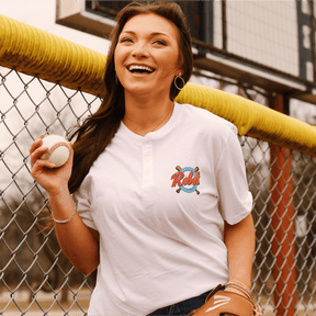 Ole Miss Swing for the Fences Henley - Shop B-Unlimited