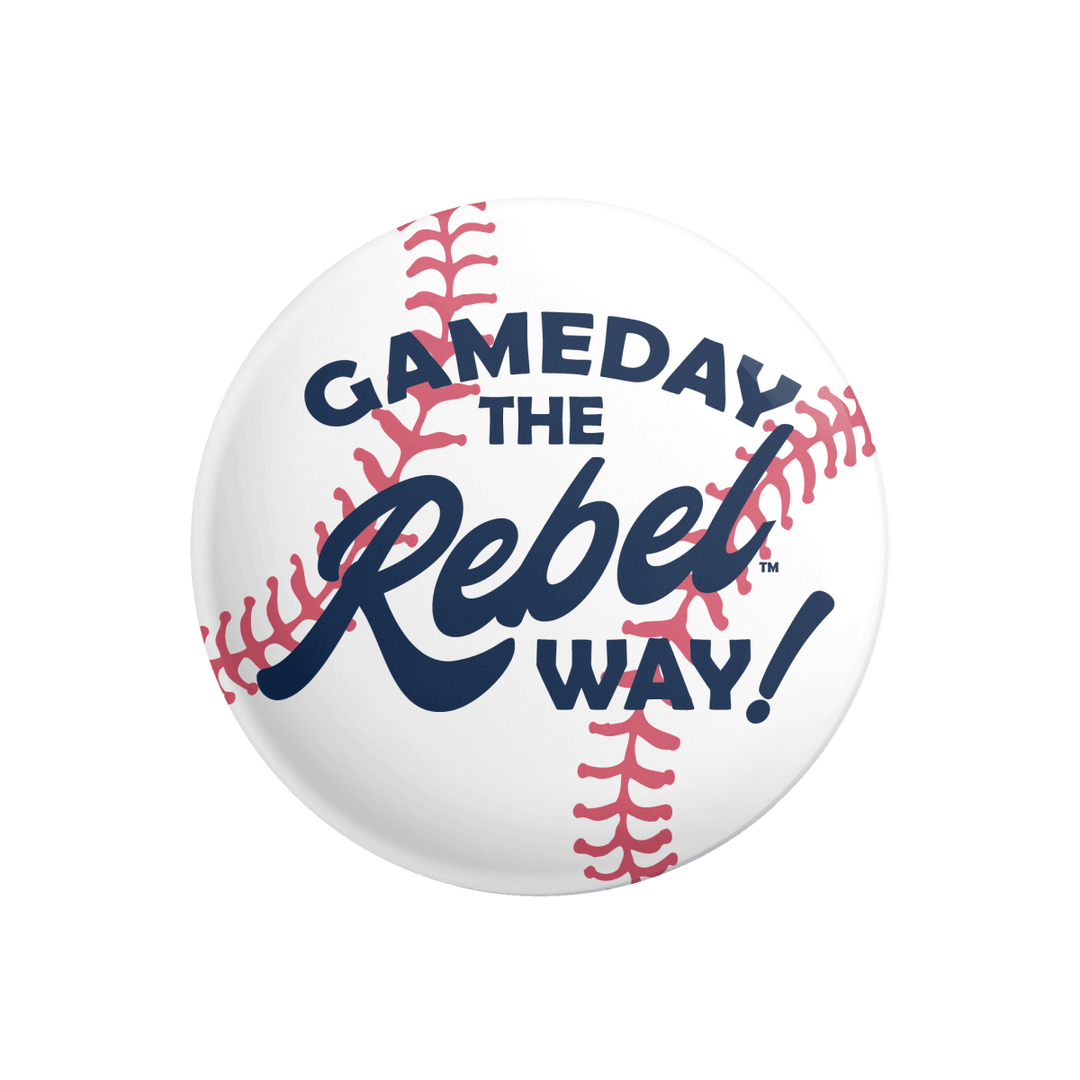 Ole Miss The Right Way Button - Shop B - Unlimited - novelty pin