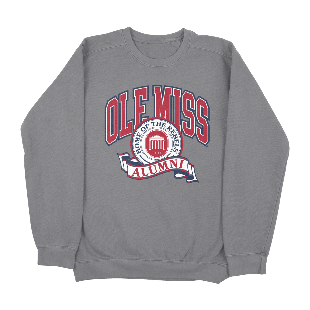 Ole Miss Throwback Alumni Crest Sweatshirt - Shop B-Unlimited