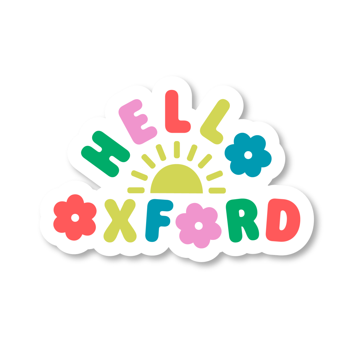 Oxford Die Cut Stickers - Shop B - Unlimited - novelty sticker