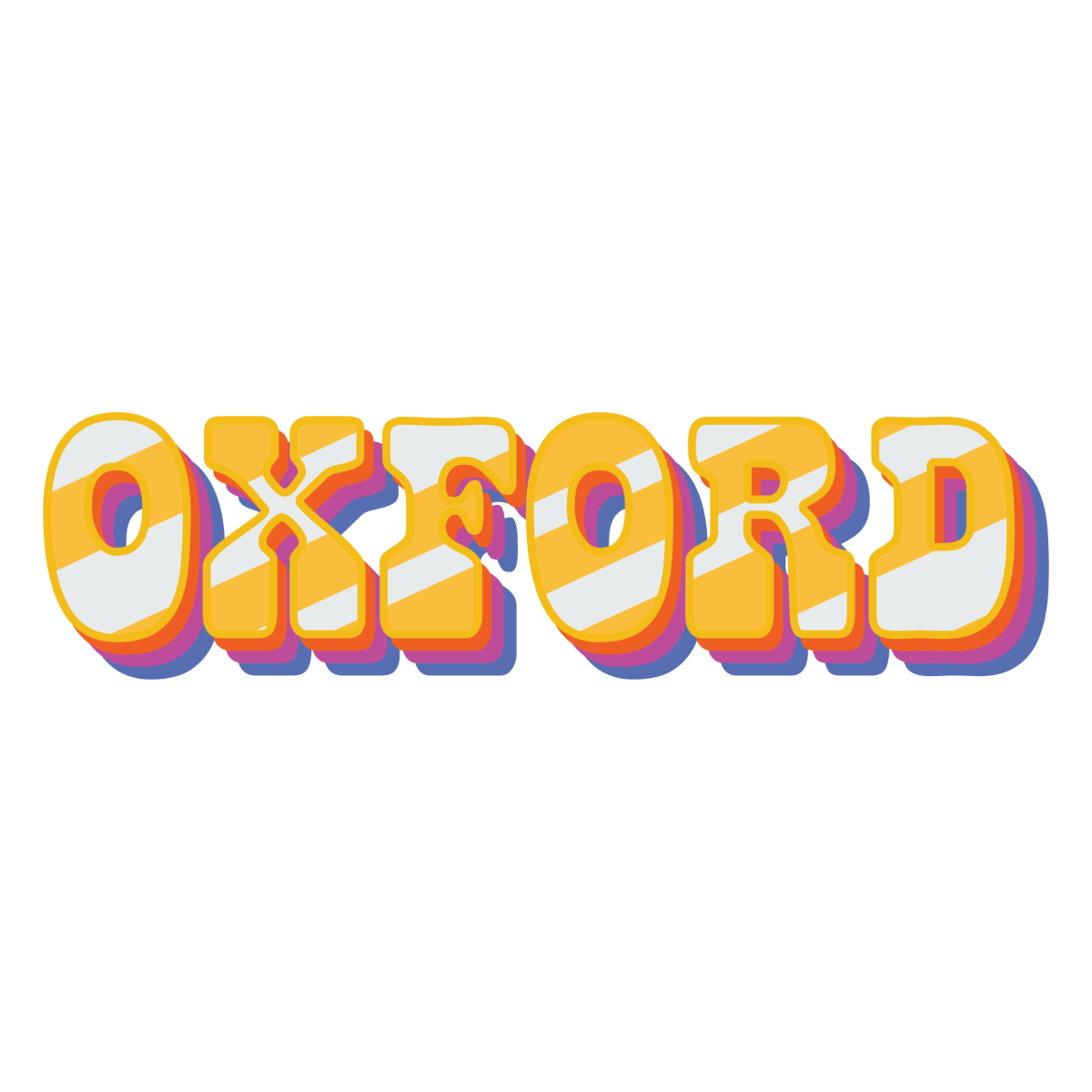 Oxford Die Cut Stickers - Shop B - Unlimited - novelty sticker