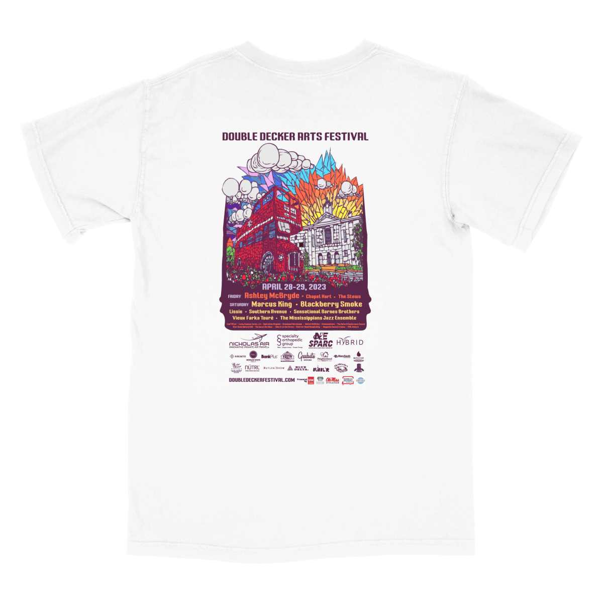 Oxford Double Decker 2023 Poster Adult T-Shirt - Shop B-Unlimited