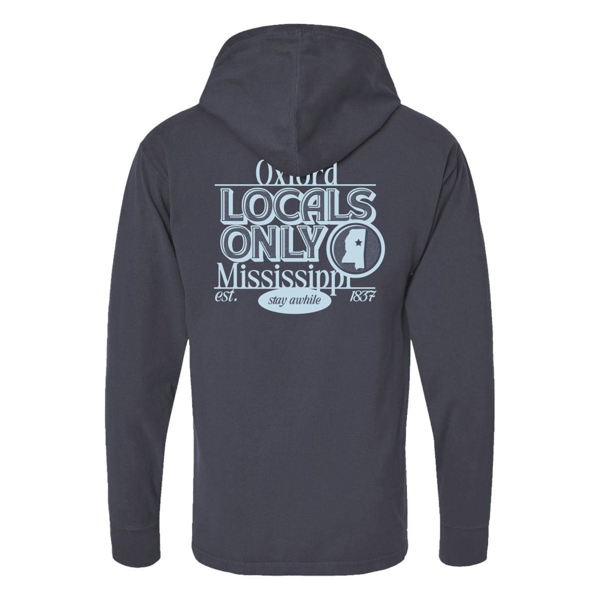 Oxford Locals Only Hooded T-shirt - Shop B-Unlimited