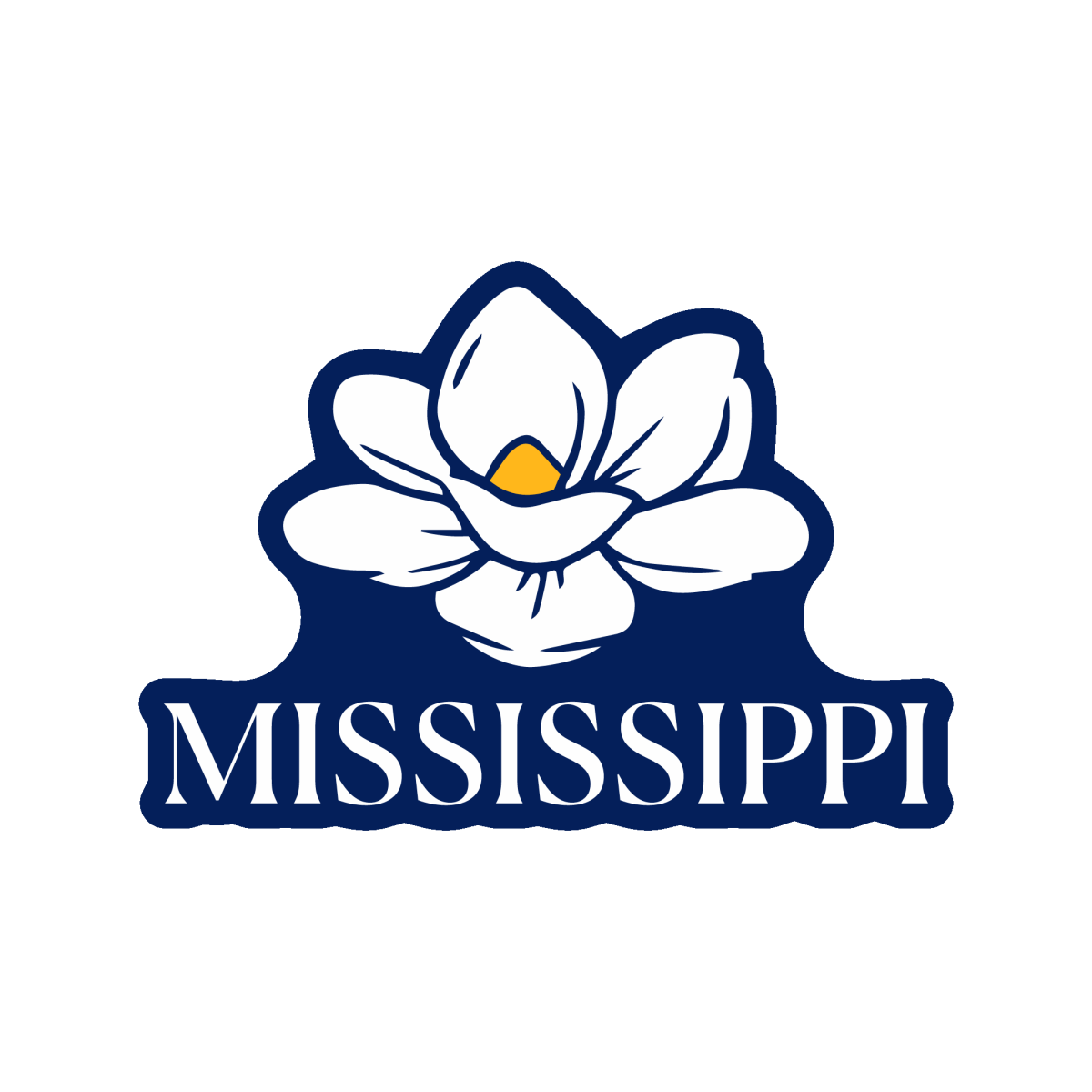 Oxford Magnolia State Sticker - Shop B-Unlimited