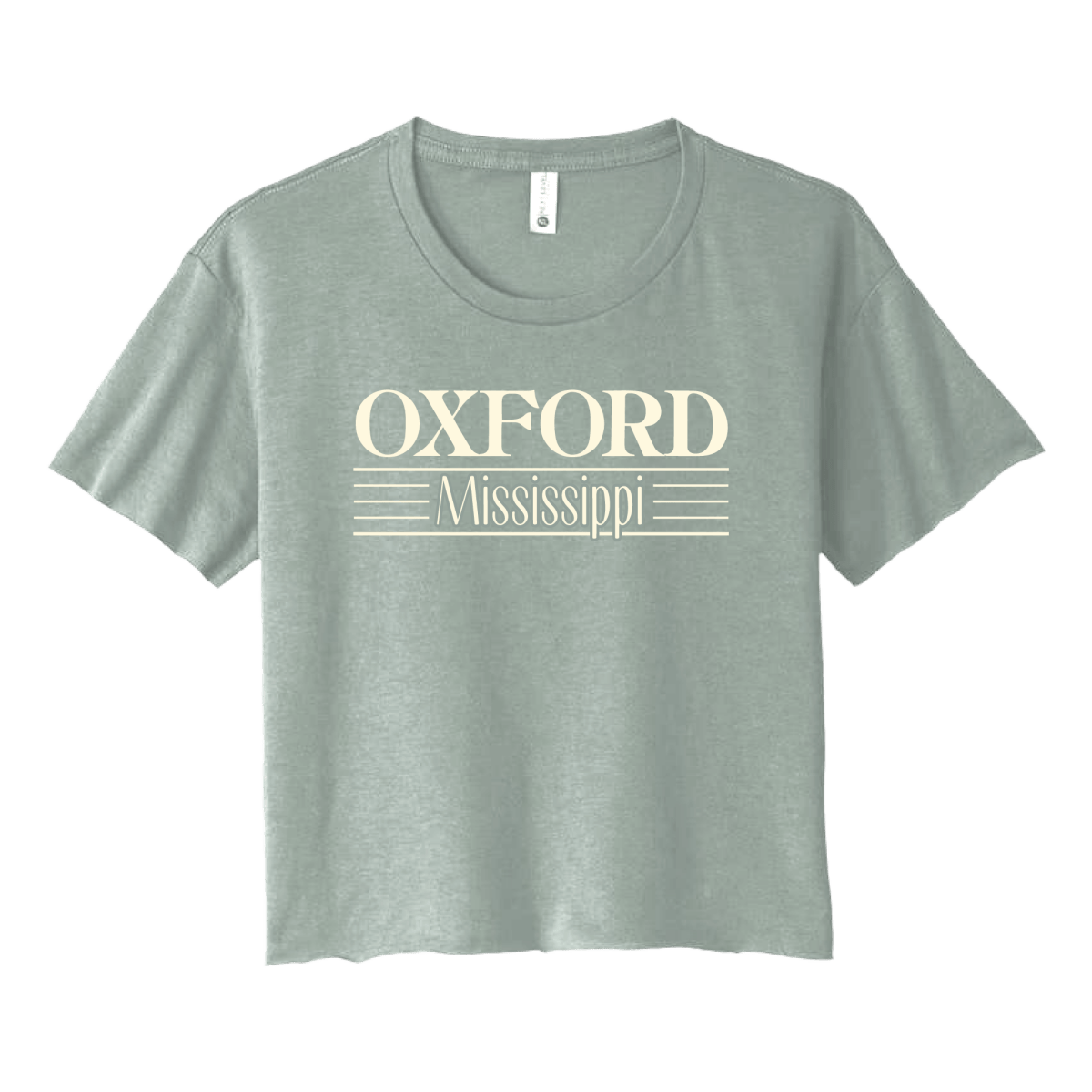 Oxford Natural City Cropped T-Shirt - Shop B-Unlimited
