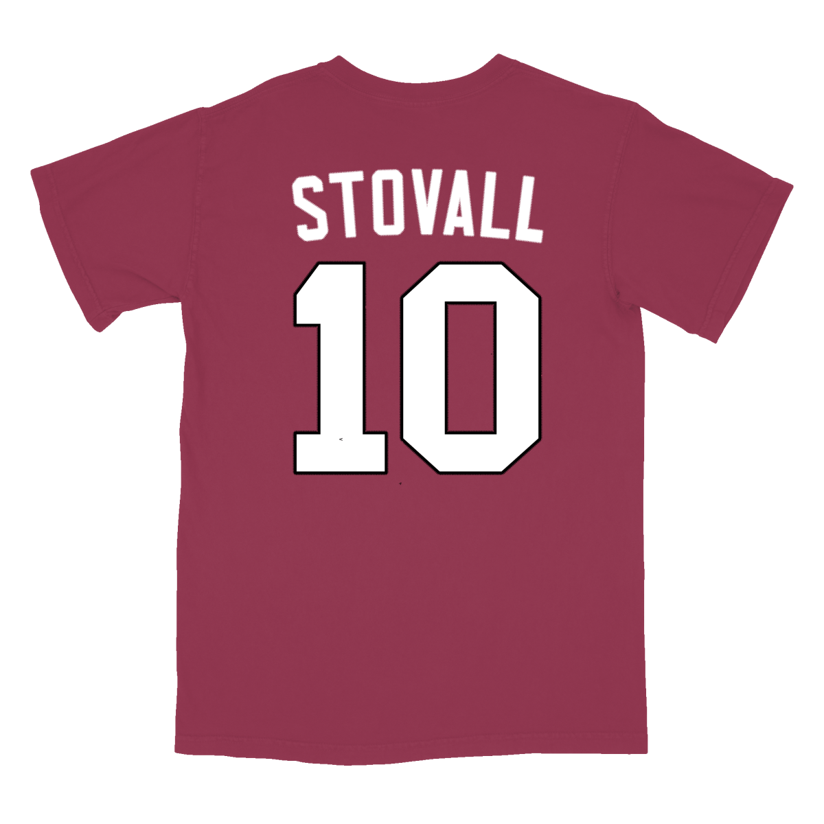 Peyton Stovall Red Throwback Jersey T-Shirt - Shop B-Unlimited