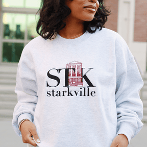 Starkville Embroidered City Landmark Sweatshirt - Shop B-Unlimited