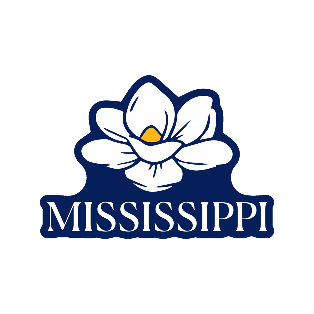 Starkville Magnolia State Sticker - Shop B - Unlimited - novelty sticker