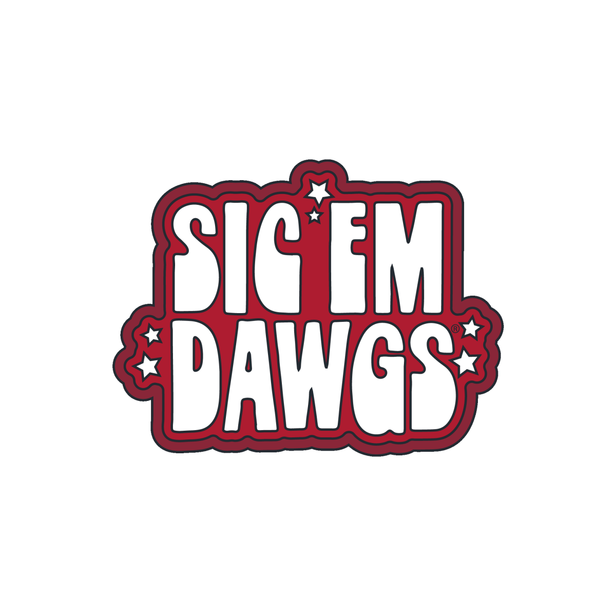 UGA Chant It Out Sticker - Shop B-Unlimited