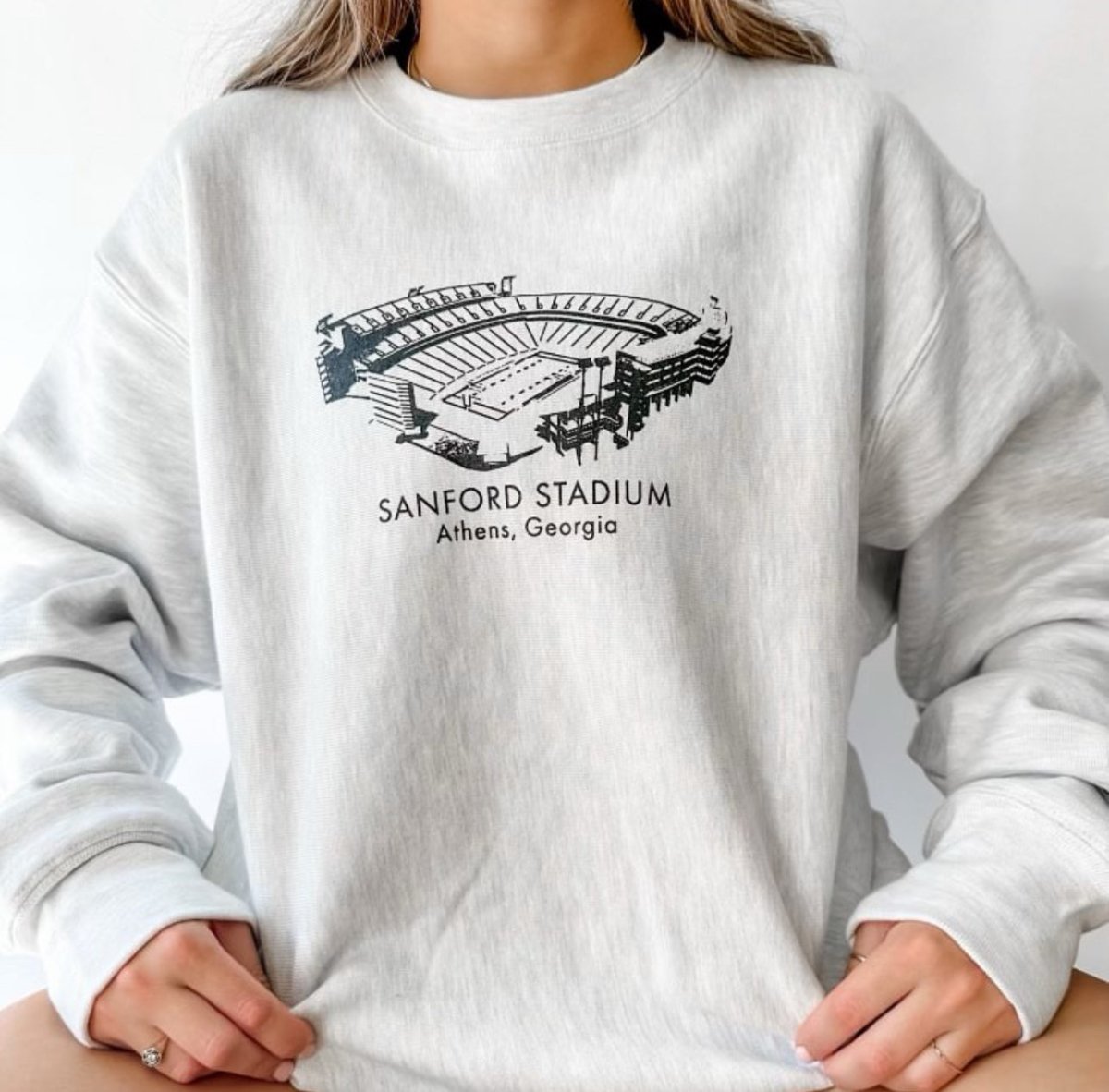 UGA Football Stadium Sweatshirt - Shop B-Unlimited