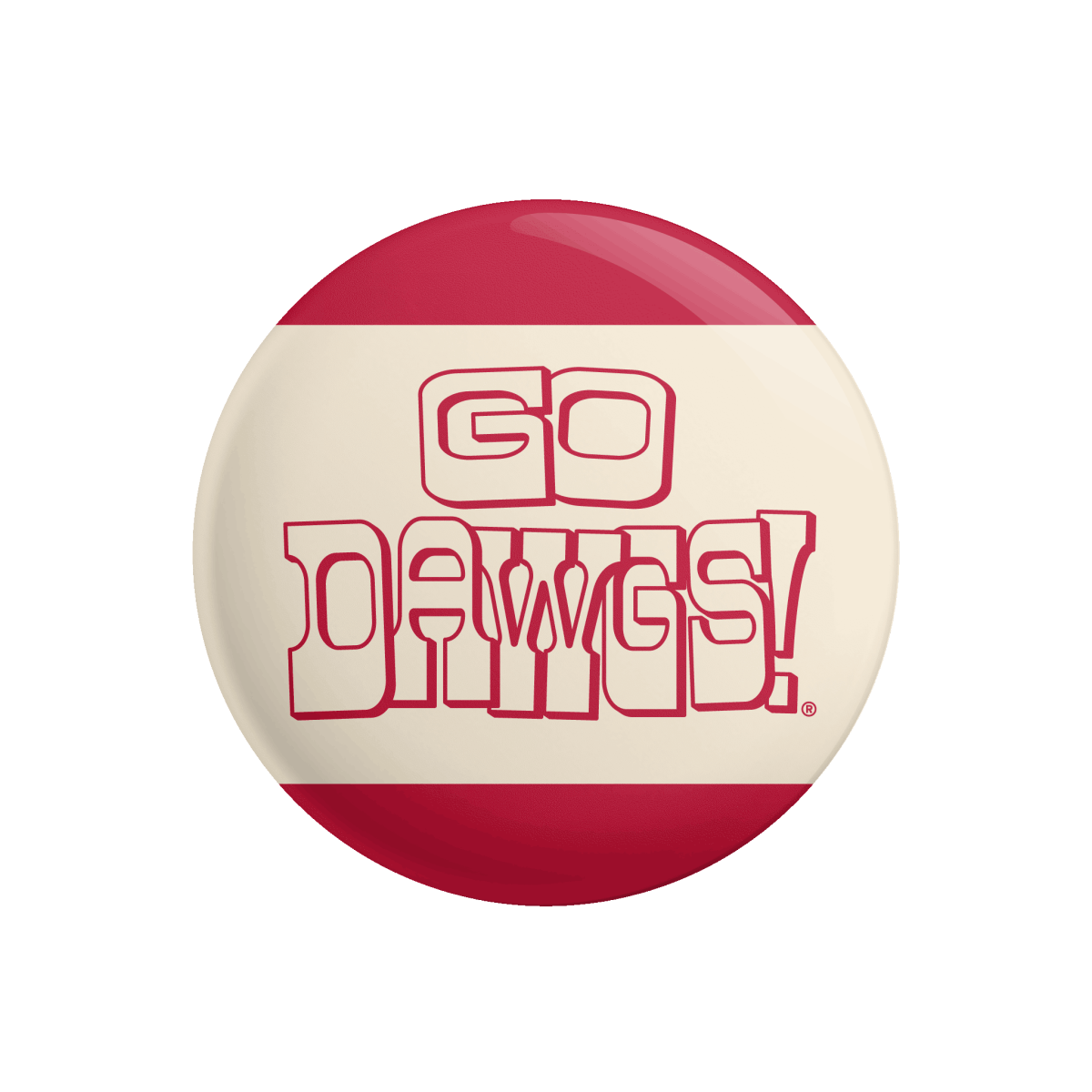 UGA Go Team Button - Shop B-Unlimited