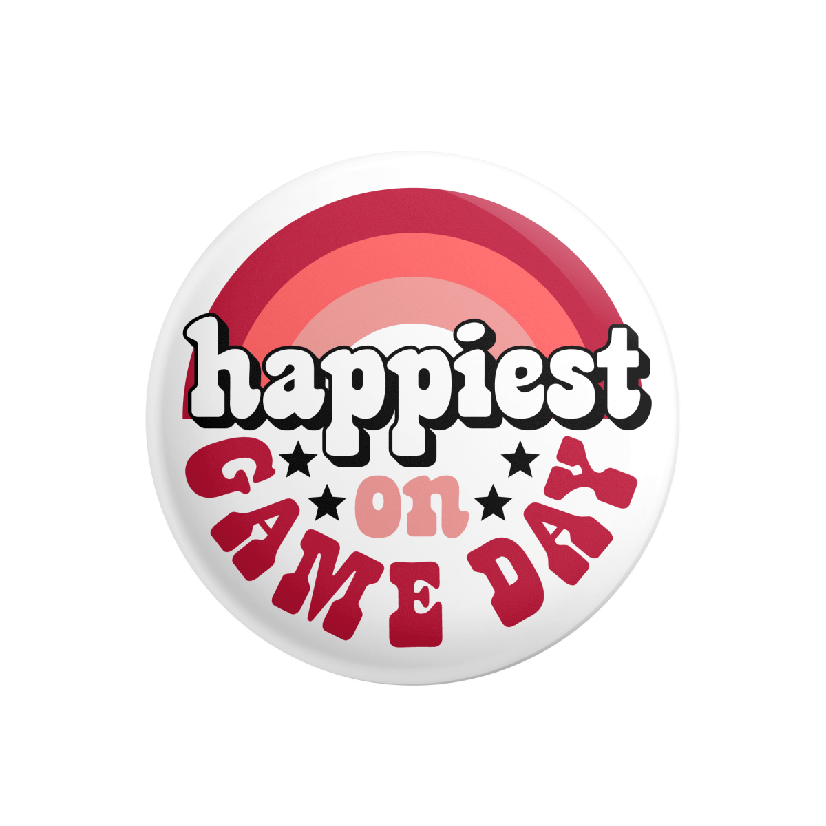 UGA Happiest Gameday Button - Shop B-Unlimited