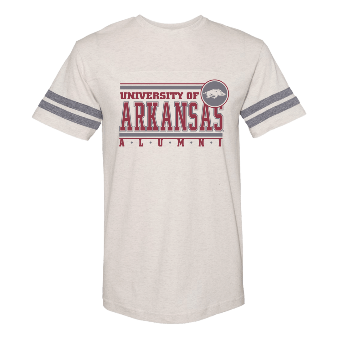 University of Arkansas Alumni Stacked T - shirt - Shop B - Unlimited - men tee