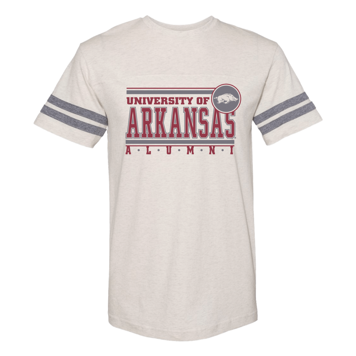 University of Arkansas Alumni Stacked T-shirt - Shop B-Unlimited