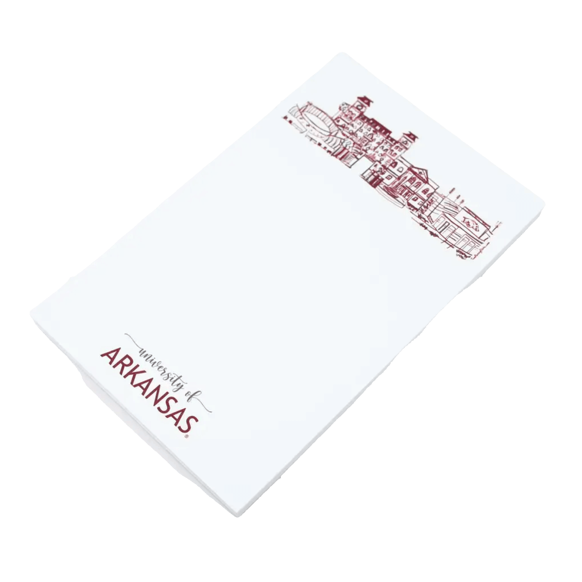 University of Arkansas Campus Skyline Notepad - Shop B-Unlimited