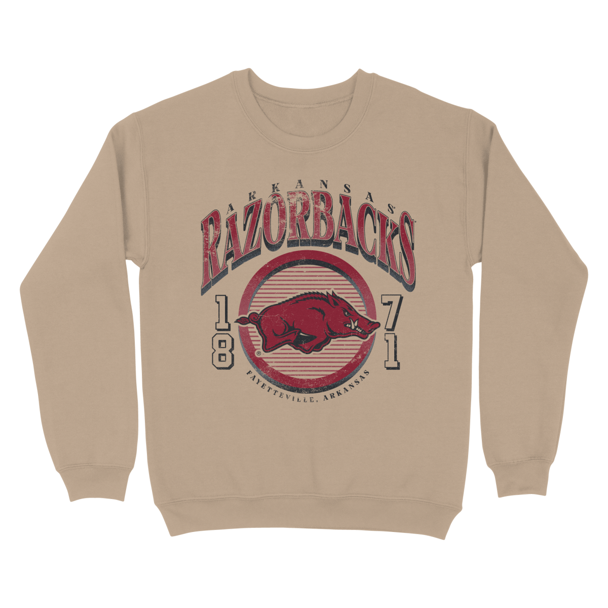 University of Arkansas Classic Mascot Sweatshirt - Shop B-Unlimited