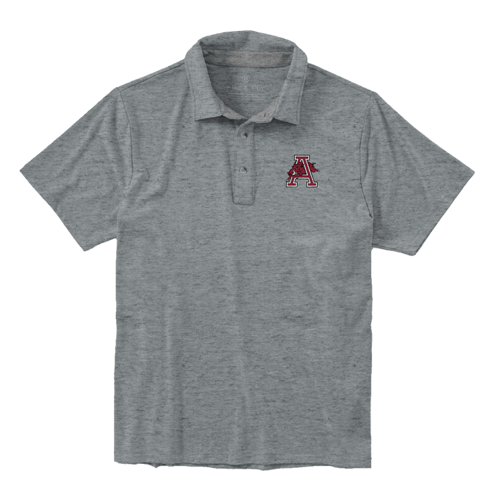 University of Arkansas Free Fly Men's Bamboo Flex Polo - Shop B - Unlimited - men resort