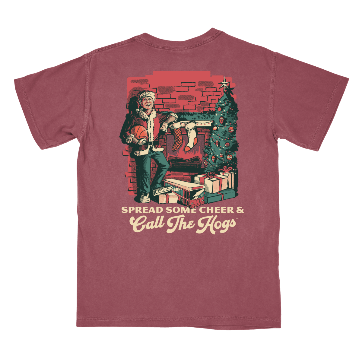 University of Arkansas Happy Holidays from the Bud T-Shirt - Shop B-Unlimited