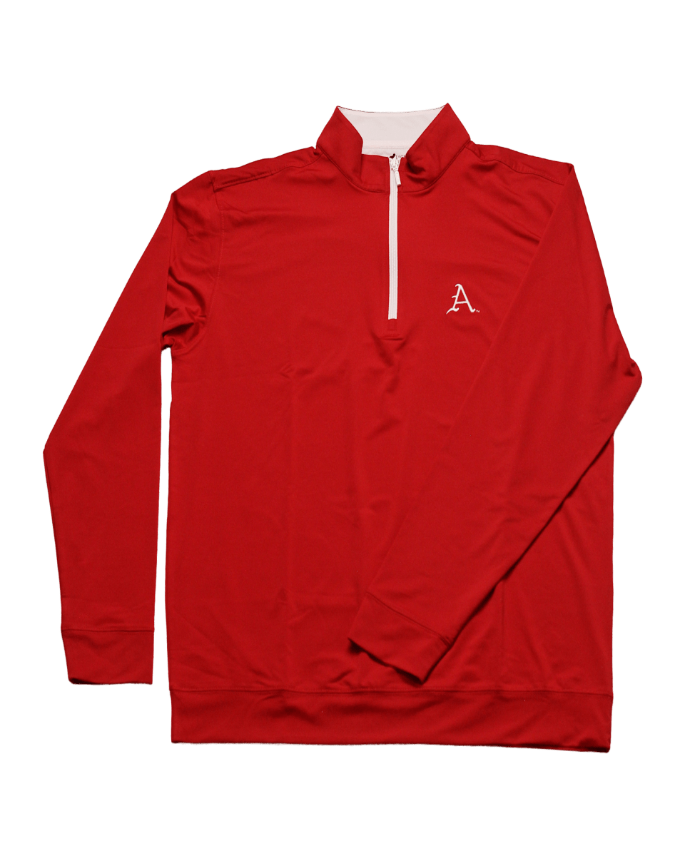 University of Arkansas Horn Legend 1/4 Zip Performance Pullover - Shop B - Unlimited - men resort