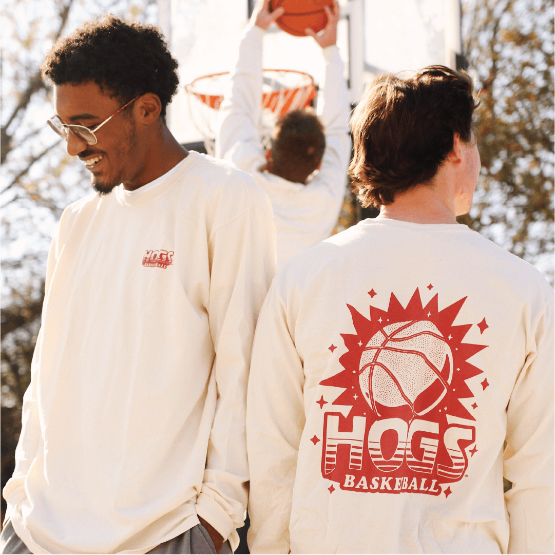 University of Arkansas Jump Ball Long Sleeve T-Shirt - Shop B-Unlimited