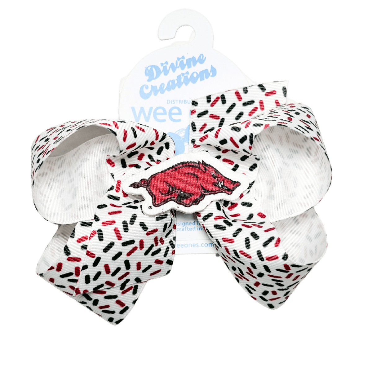 University of Arkansas Kids Bow - Shop B - Unlimited - novelty apparel