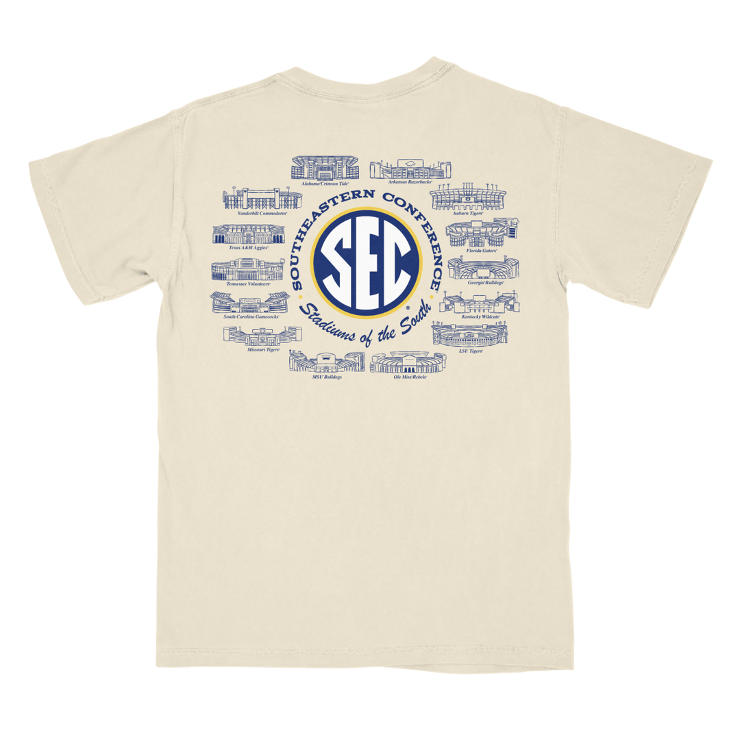 University of Arkansas SEC Stadiums T - shirt - Shop B - Unlimited - men tee