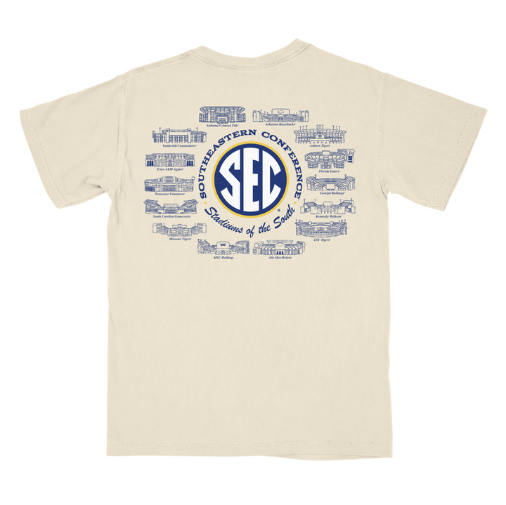 University of Arkansas SEC Stadiums T - shirt - Shop B - Unlimited - men tee