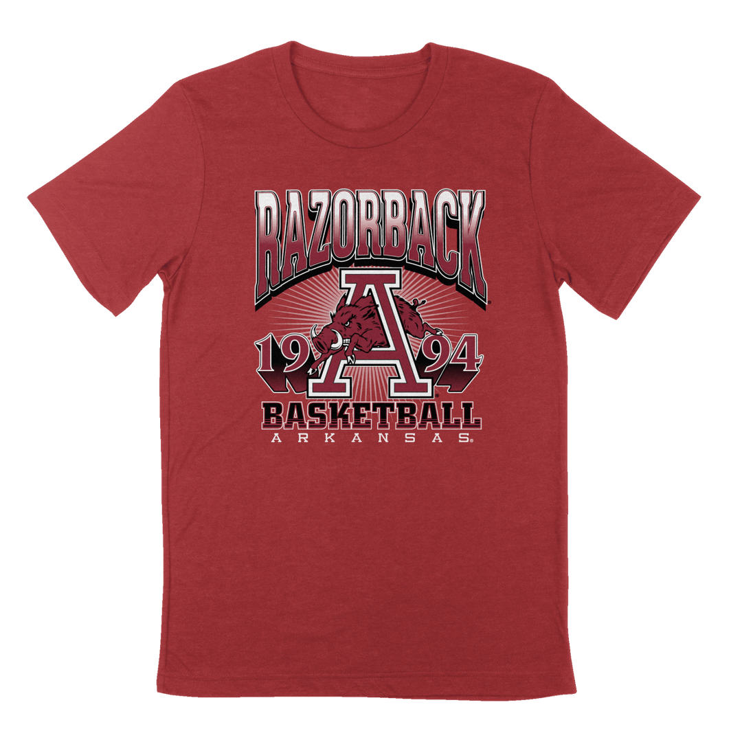 University of Arkansas Vault 90's Hoops Hog T - Shirt - Shop B - Unlimited - men tee