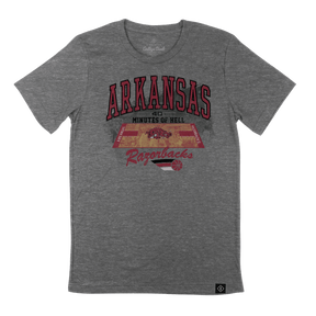 University of Arkansas Vault 94 Hog Court Basketball T-Shirt - Shop B-Unlimited
