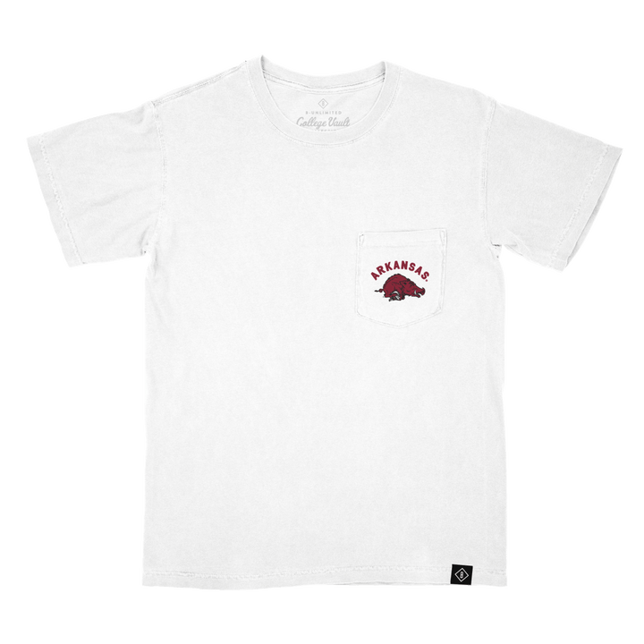 University of Arkansas Vault Hog Heaven On Dickson Street Pocket T - Shirt - Shop B - Unlimited - men tee