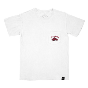 University of Arkansas Vault Hog Heaven On Dickson Street Pocket T - Shirt - Shop B - Unlimited - men tee