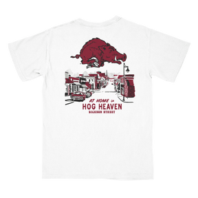 University of Arkansas Vault Hog Heaven On Dickson Street Pocket T - Shirt - Shop B - Unlimited - men tee