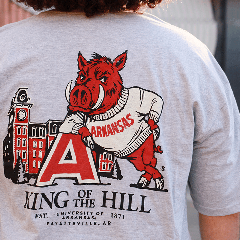 University of Arkansas Vault King of the Hill Pocket T - Shirt - Shop B - Unlimited - men tee