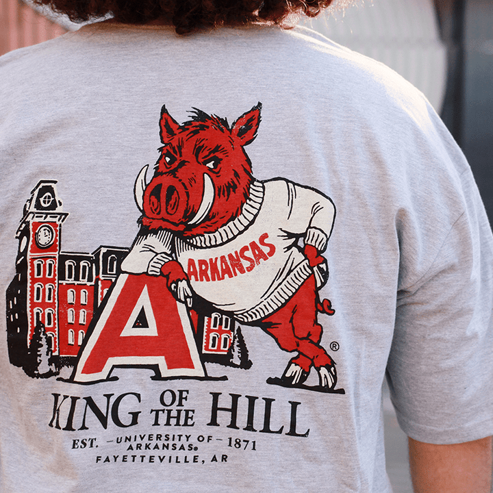 University of Arkansas Vault King of the Hill Pocket T - Shirt - Shop B - Unlimited - men tee