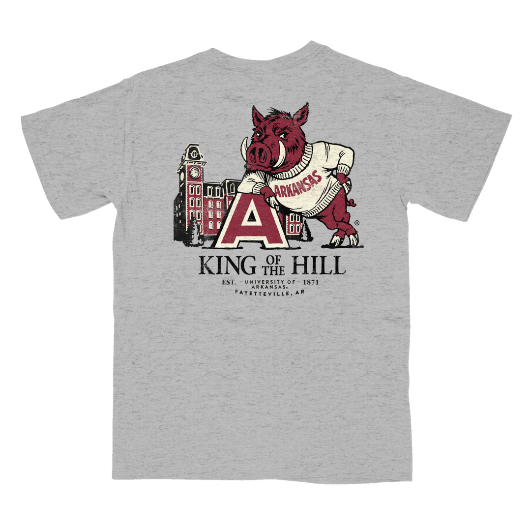 University of Arkansas Vault King of the Hill Pocket T - Shirt - Shop B - Unlimited - men tee
