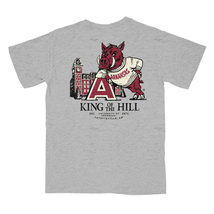 University of Arkansas Vault King of the Hill Pocket T - Shirt - Shop B - Unlimited - men tee