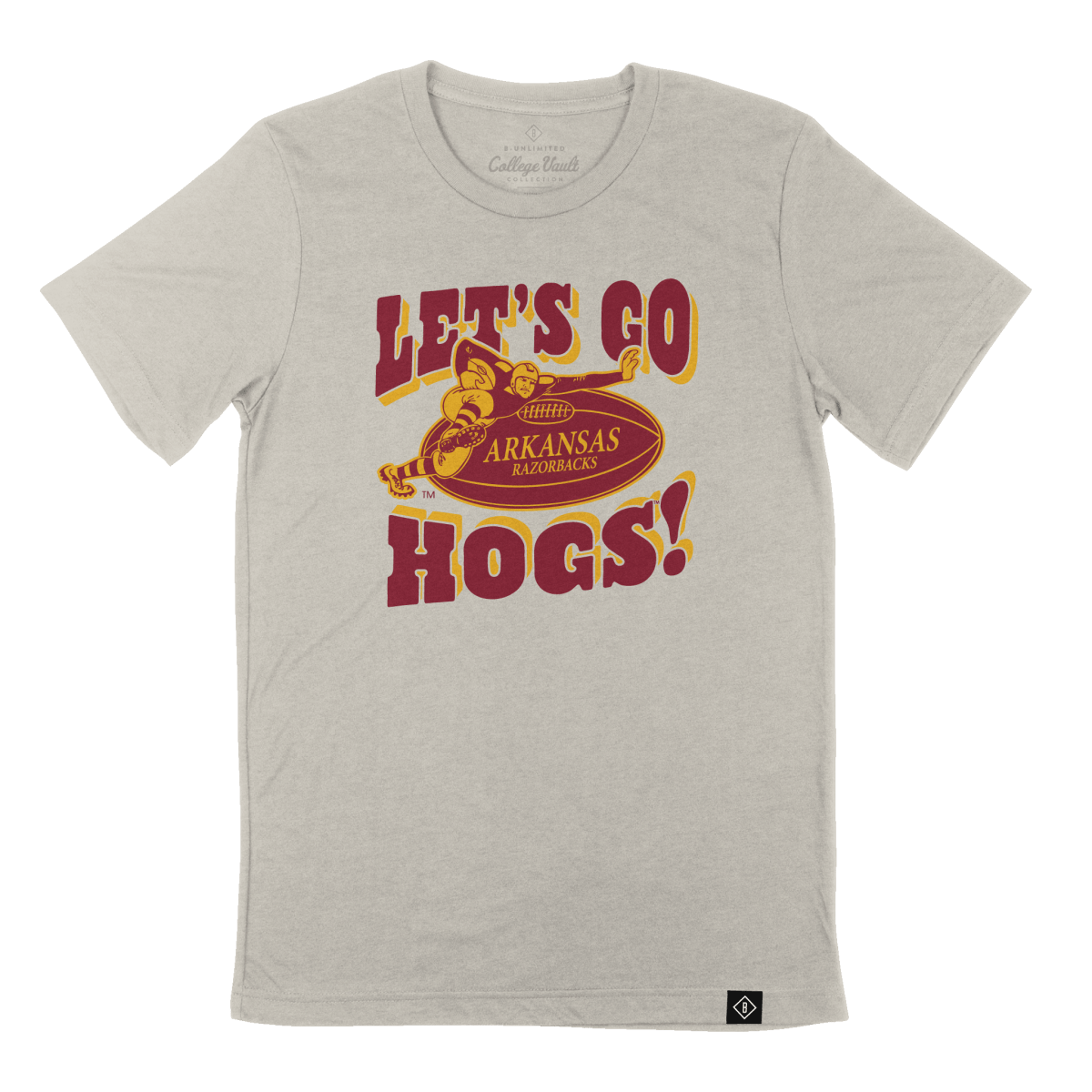 University of Arkansas Vault Razorbacks Stiff Arm T-Shirt - Shop B-Unlimited