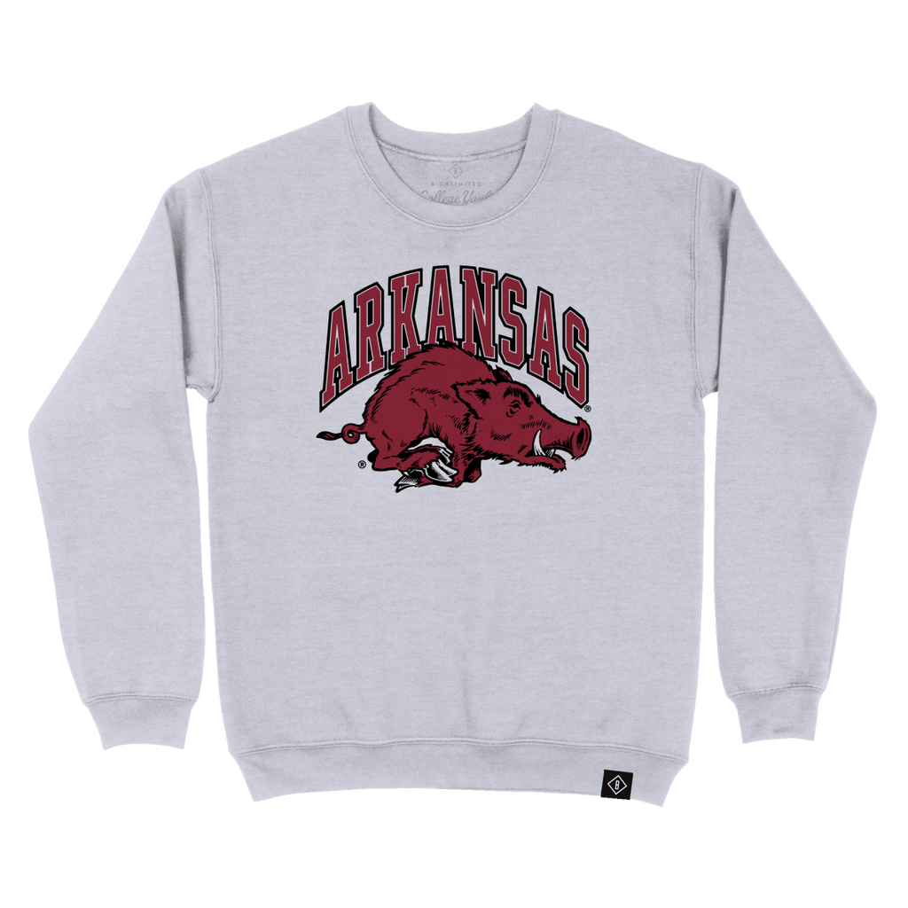Arkansas razorbacks crewneck sweatshirt hotsell