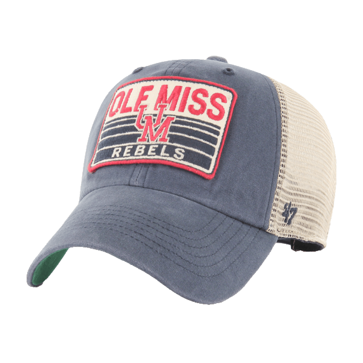 University of Mississippi 47 Brand Clean Up Mesh Hat - Shop B-Unlimited