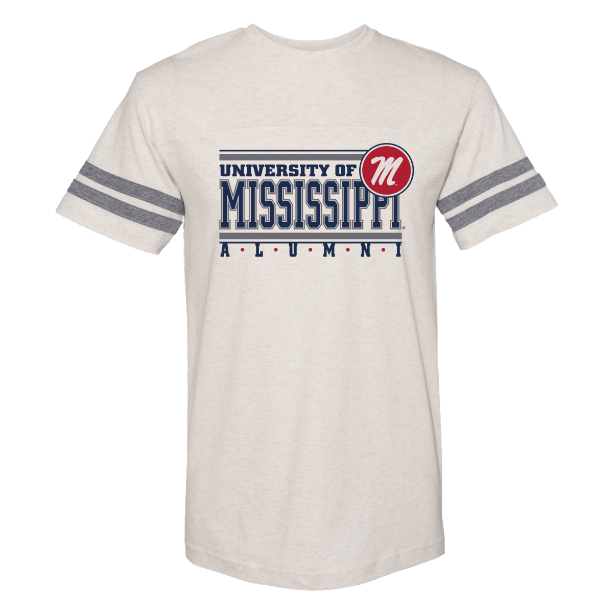 University of Mississippi Alumni Stacked T-shirt - Shop B-Unlimited