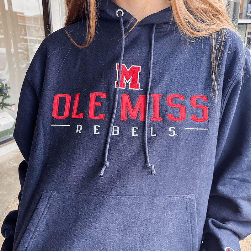University of Mississippi Collegiate Marks Embroidered Hoodie - Shop B-Unlimited