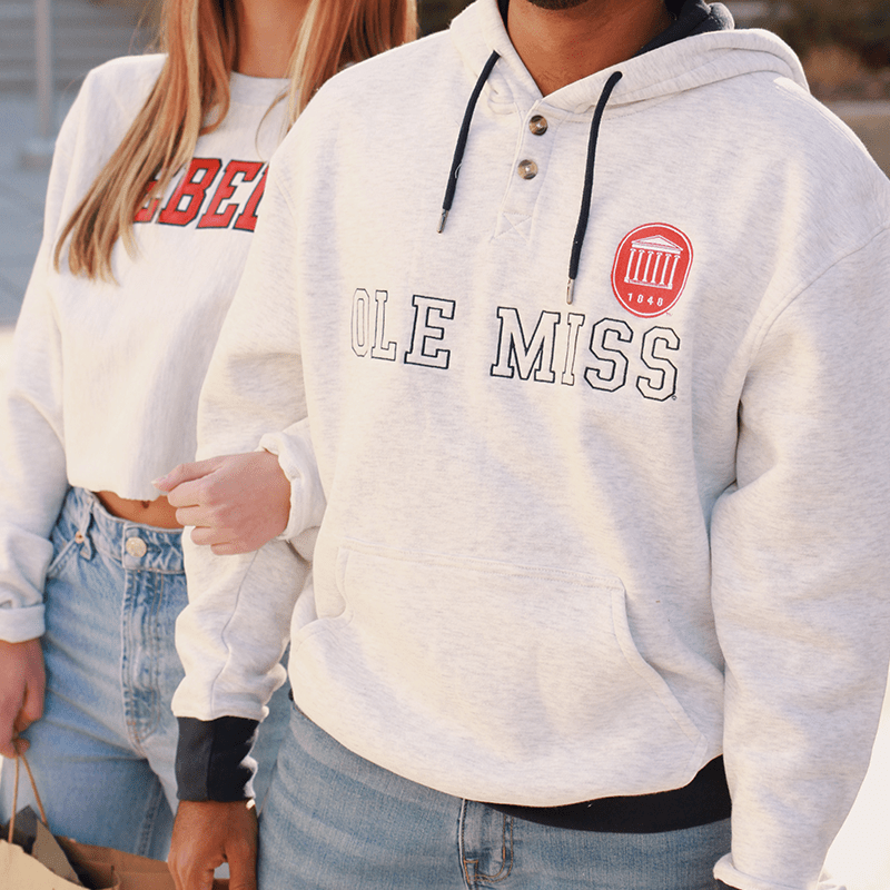 University of Mississippi Collegiate Outline Hoodie - Shop B-Unlimited