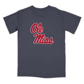 University of Mississippi Helmet Script T - Shirt - Shop B - Unlimited - men tee