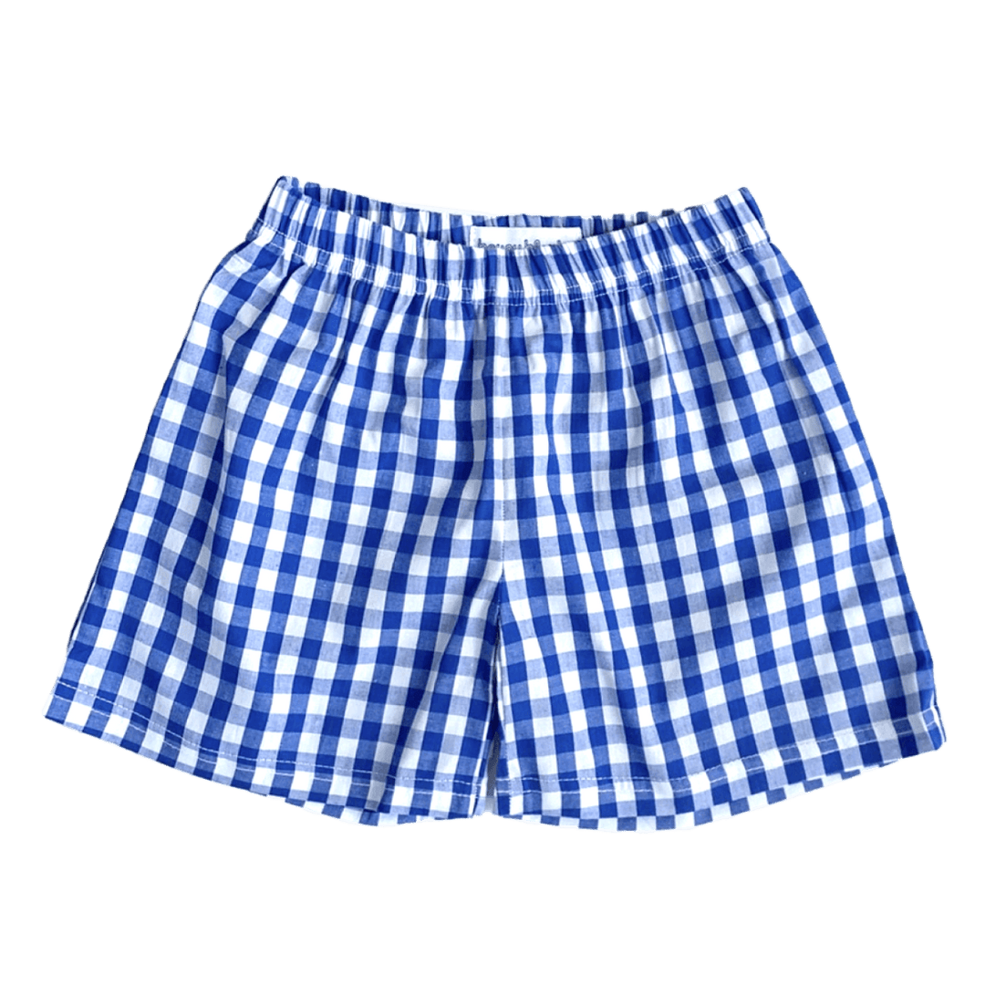 University of Mississippi Kids Gingham Shorts - Shop B - Unlimited - youth bottoms