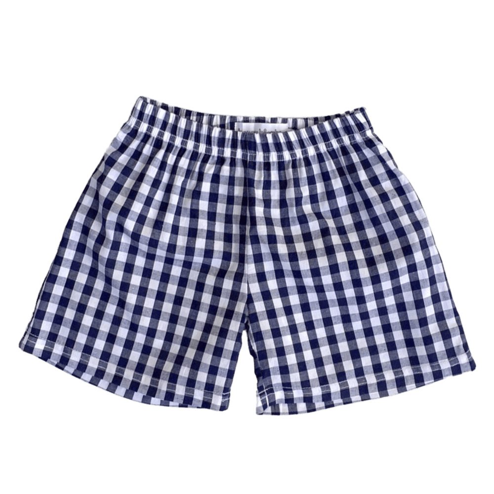 University of Mississippi Kids Gingham Shorts - Shop B - Unlimited - youth bottoms