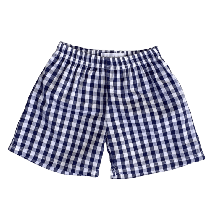 University of Mississippi Kids Gingham Shorts - Shop B - Unlimited - youth bottoms
